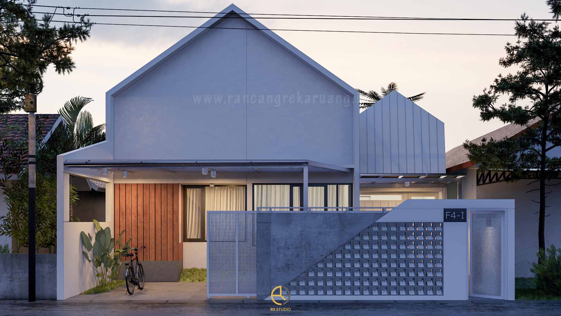 Renovasi Rumah Minimalis Lahan Sempit di Area Perkampungan