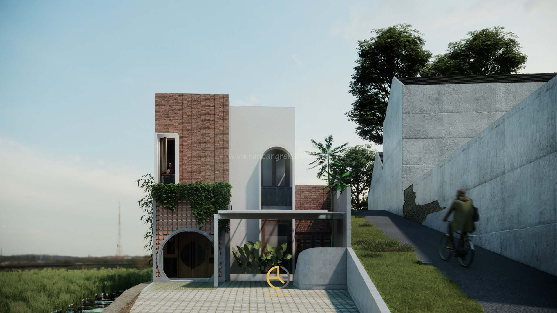 Desain Renovasi Rumah Tropis Yogyakarta