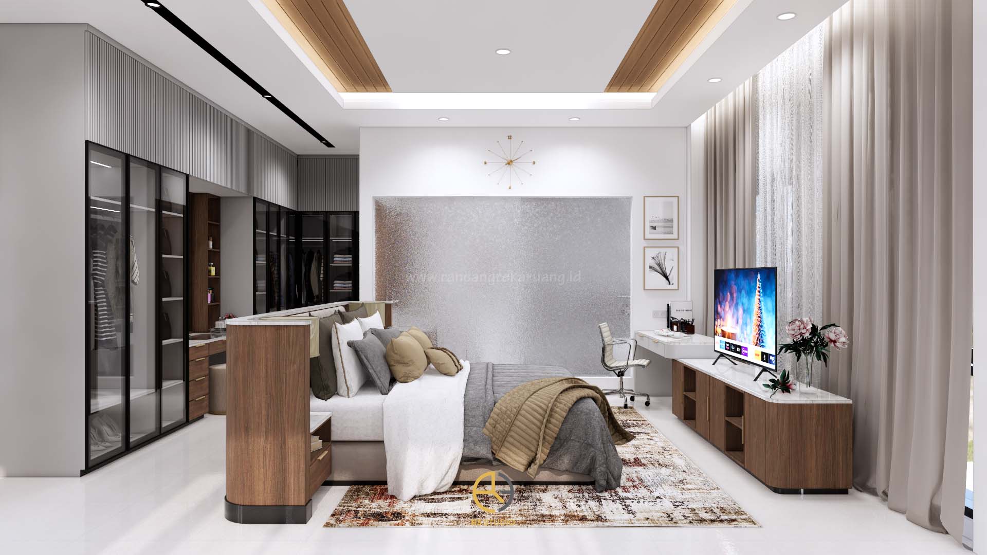 Desain Interior Master Bedroom: Elegan dengan Sentuhan Modern
